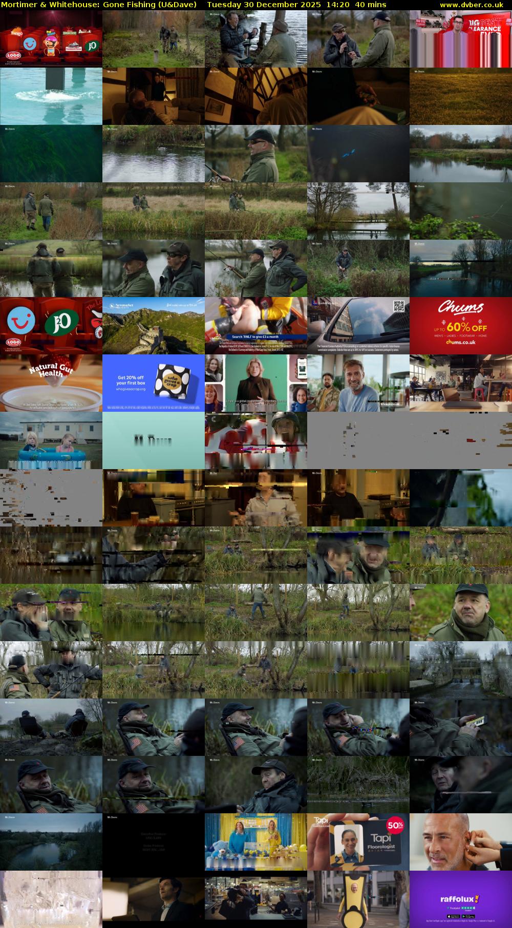 Mortimer & Whitehouse: Gone Fishing (U&Dave) Tuesday 30 December 2025 14:20 - 15:00