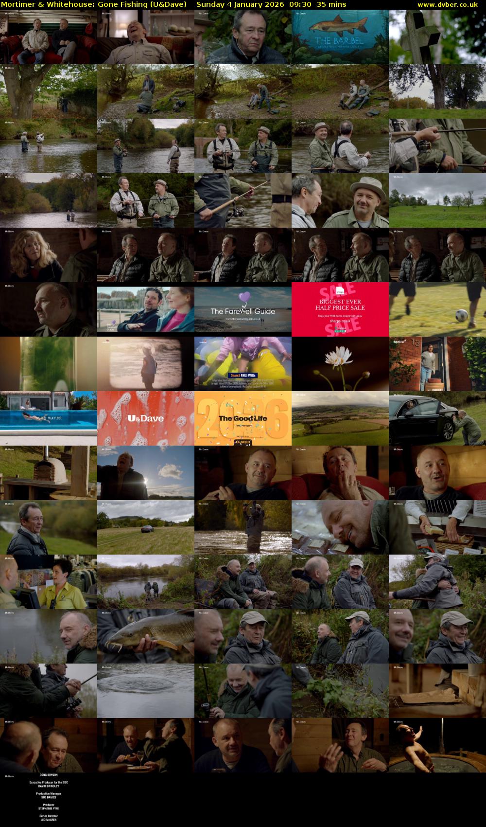 Mortimer & Whitehouse: Gone Fishing (U&Dave) Sunday 4 January 2026 09:30 - 10:05