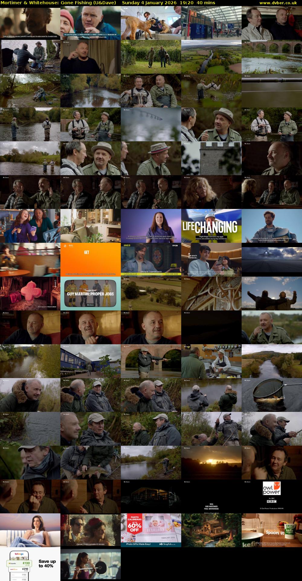 Mortimer & Whitehouse: Gone Fishing (U&Dave) Sunday 4 January 2026 19:20 - 20:00