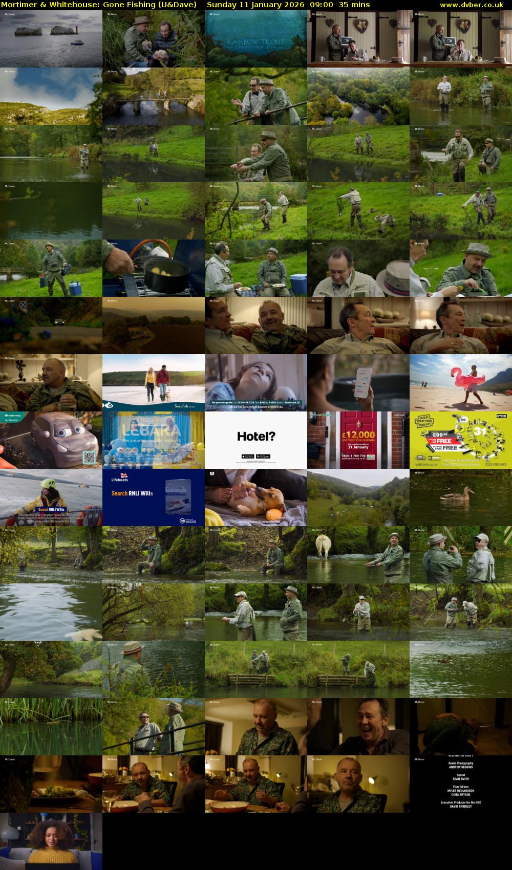 Mortimer & Whitehouse: Gone Fishing (U&Dave) Sunday 11 January 2026 09:00 - 09:35