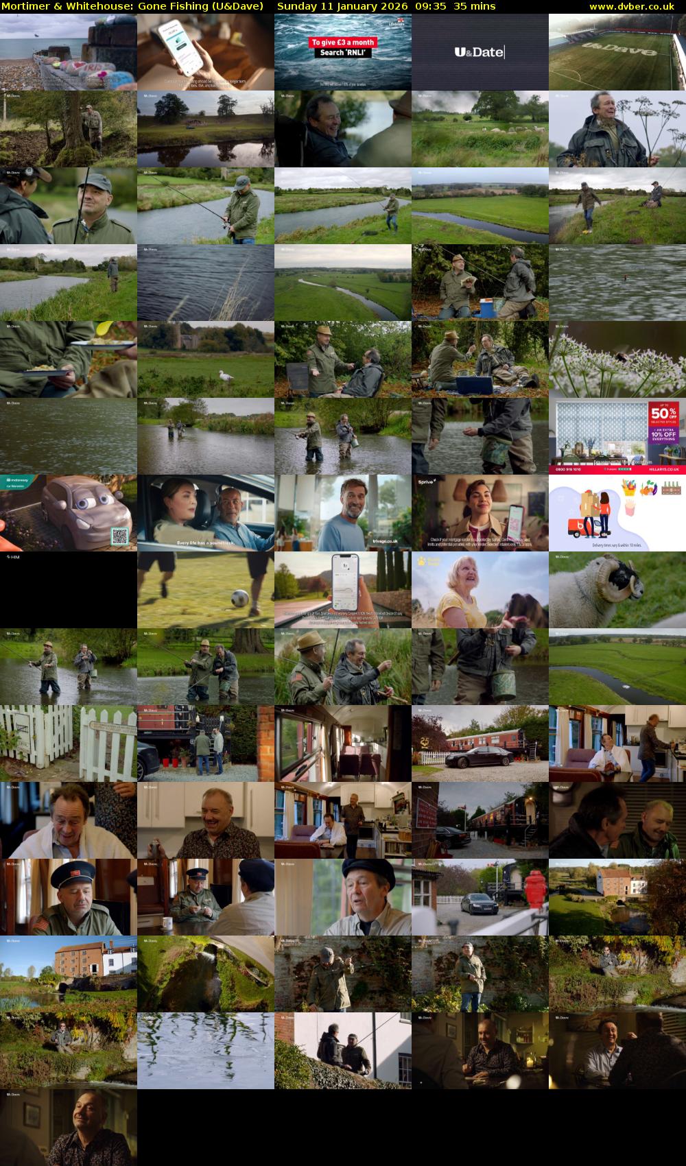 Mortimer & Whitehouse: Gone Fishing (U&Dave) Sunday 11 January 2026 09:35 - 10:10