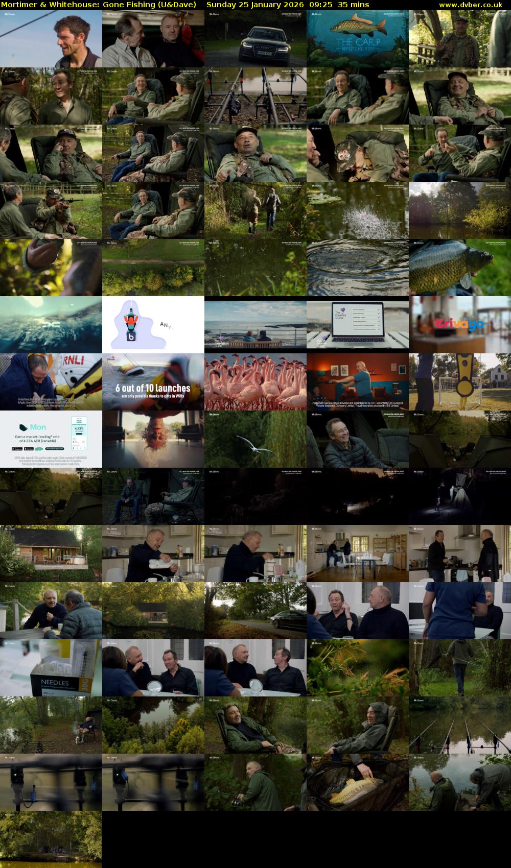 Mortimer & Whitehouse: Gone Fishing (U&Dave) Sunday 25 January 2026 09:25 - 10:00