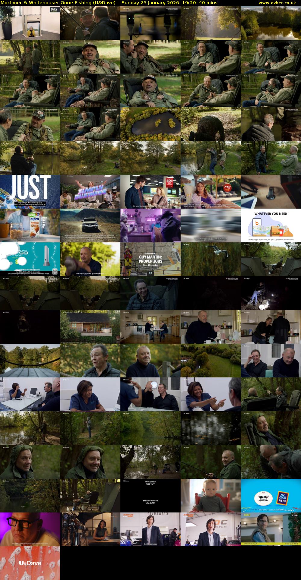 Mortimer & Whitehouse: Gone Fishing (U&Dave) Sunday 25 January 2026 19:20 - 20:00