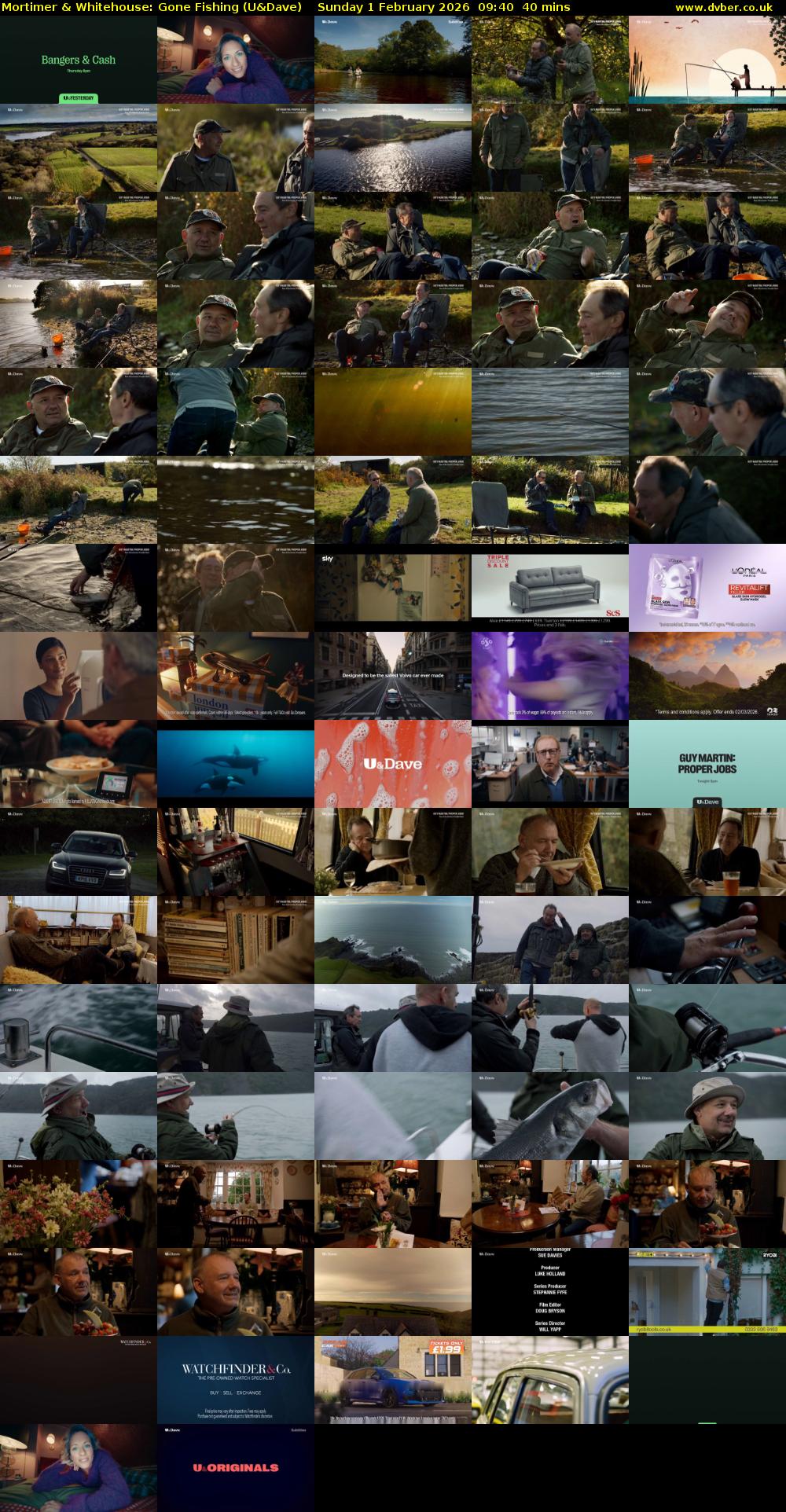 Mortimer & Whitehouse: Gone Fishing (U&Dave) Sunday 1 February 2026 09:40 - 10:20