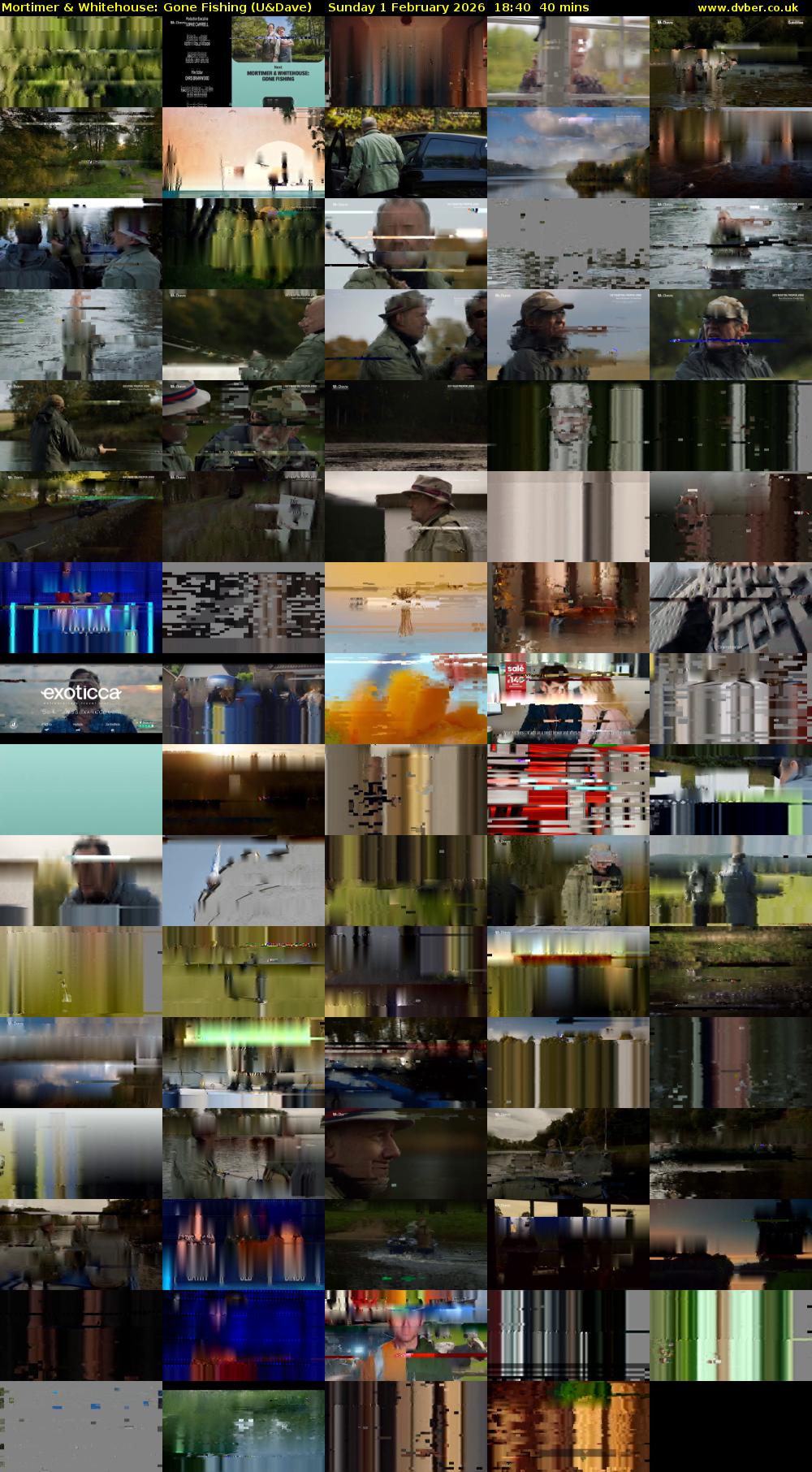 Mortimer & Whitehouse: Gone Fishing (U&Dave) Sunday 1 February 2026 18:40 - 19:20