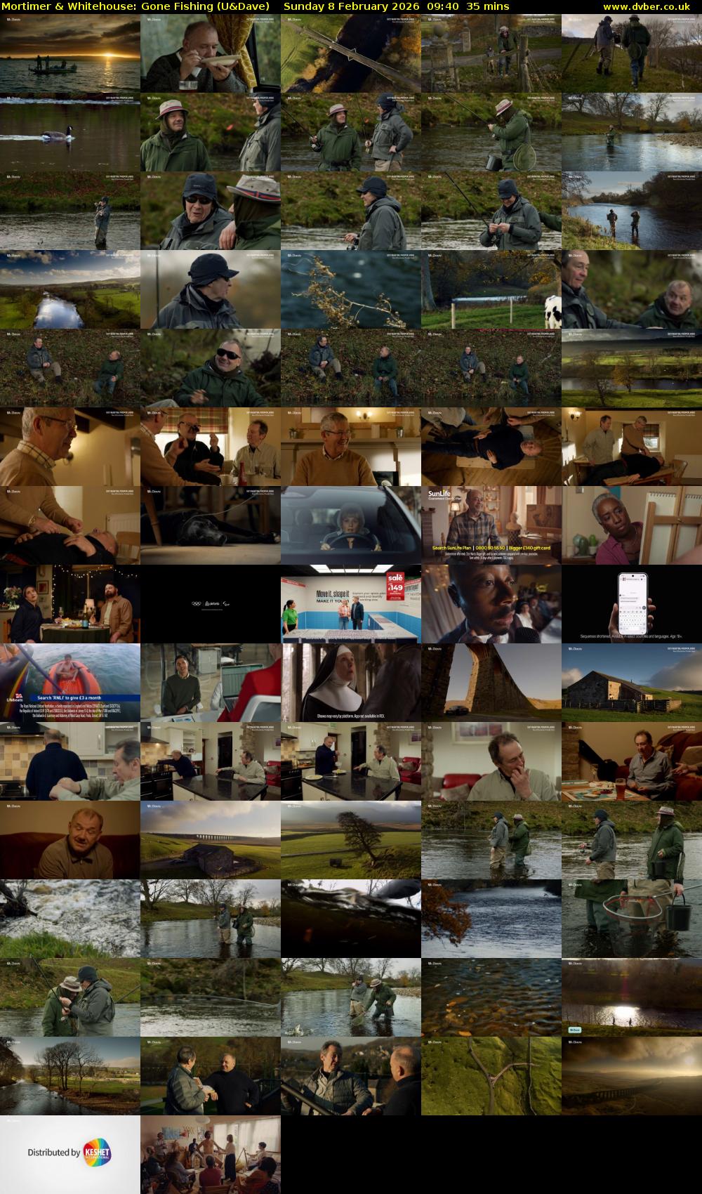 Mortimer & Whitehouse: Gone Fishing (U&Dave) Sunday 8 February 2026 09:40 - 10:15