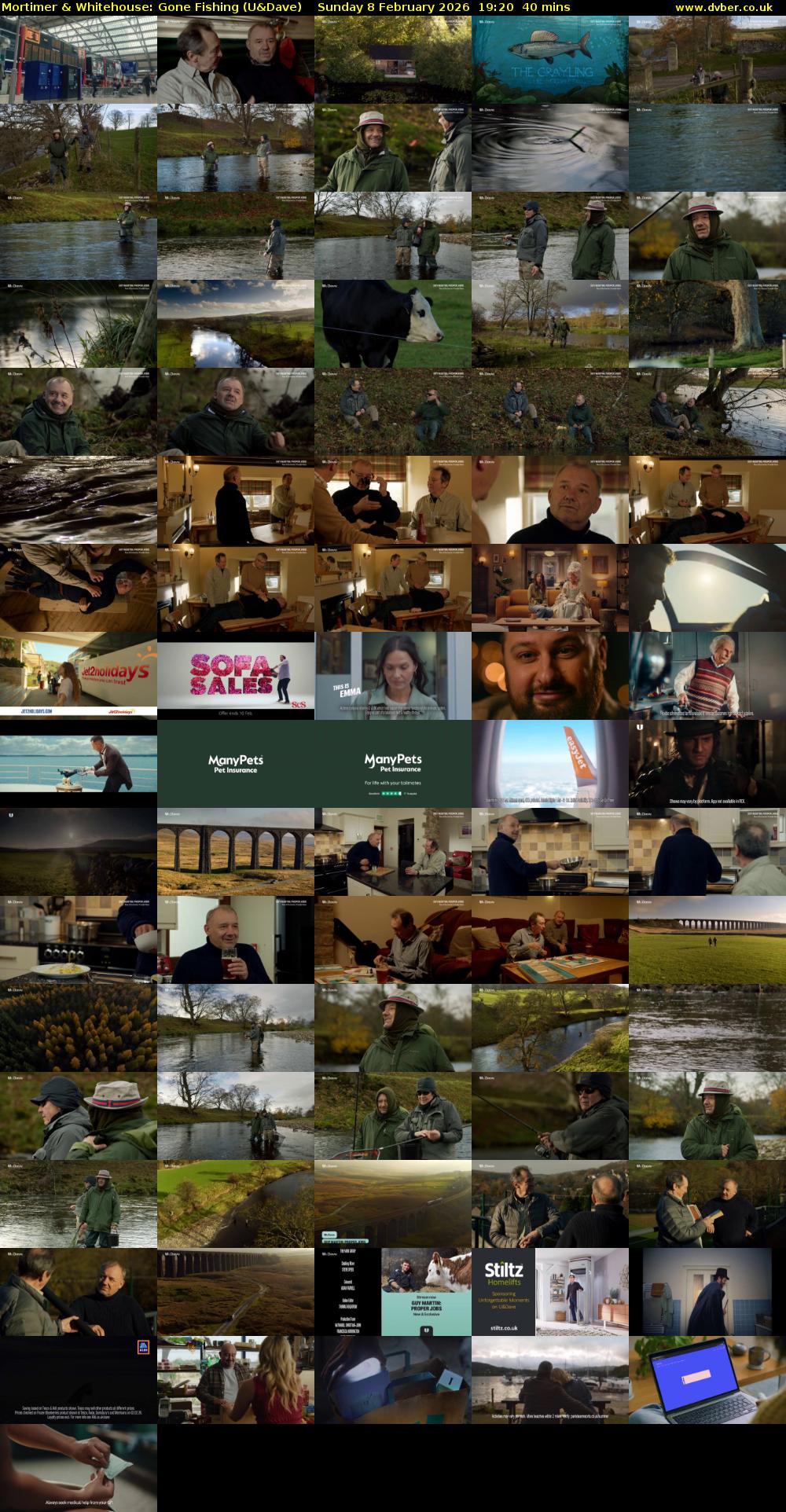 Mortimer & Whitehouse: Gone Fishing (U&Dave) Sunday 8 February 2026 19:20 - 20:00