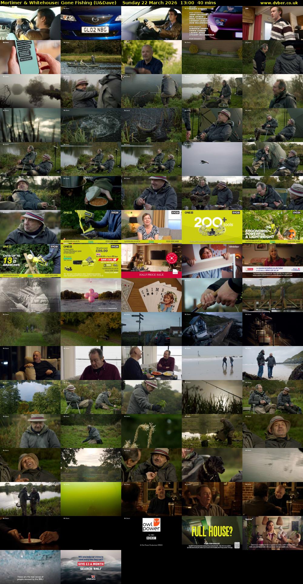 Mortimer & Whitehouse: Gone Fishing (U&Dave) Sunday 22 March 2026 13:00 - 13:40