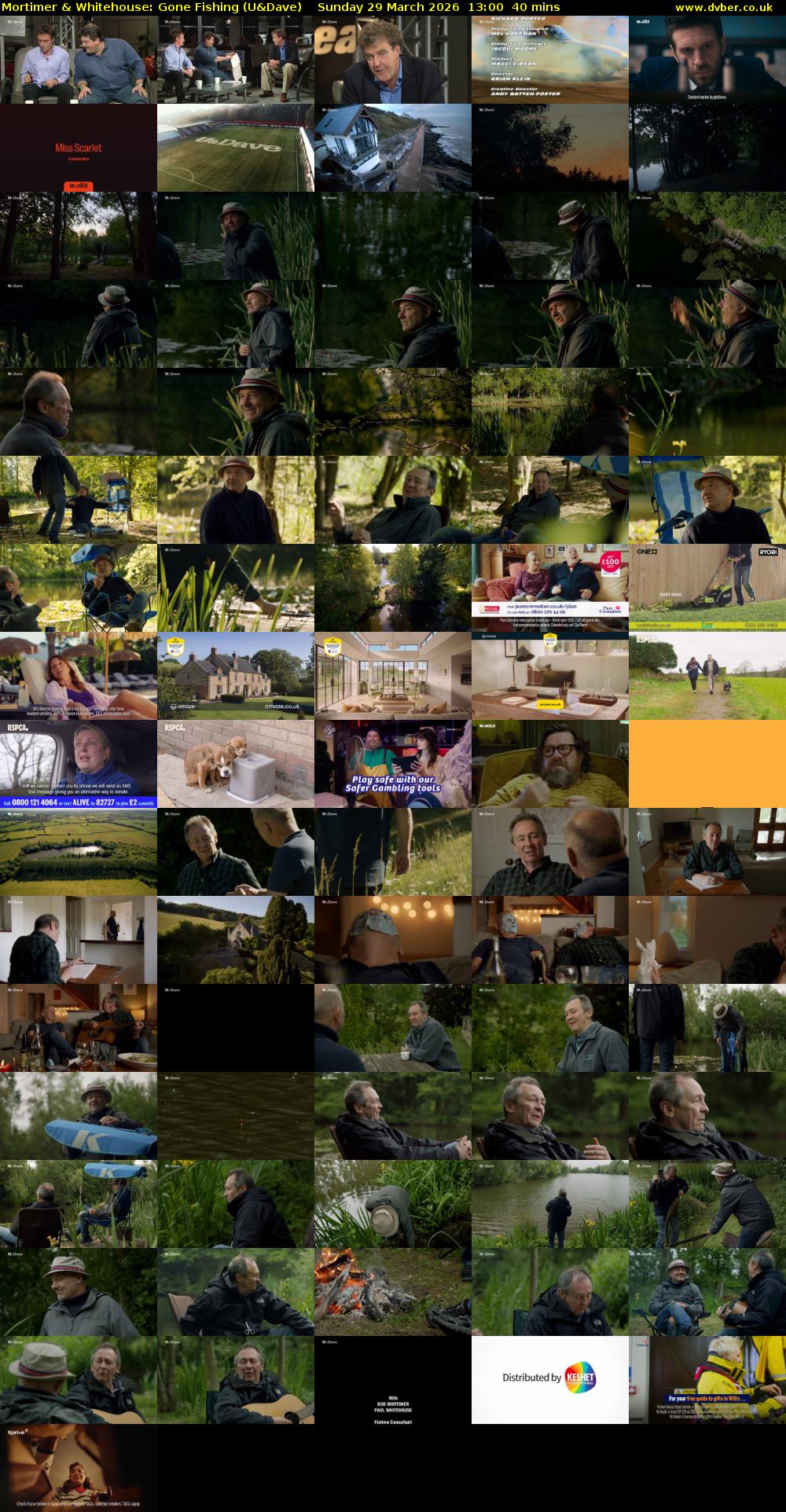 Mortimer & Whitehouse: Gone Fishing (U&Dave) Sunday 29 March 2026 13:00 - 13:40
