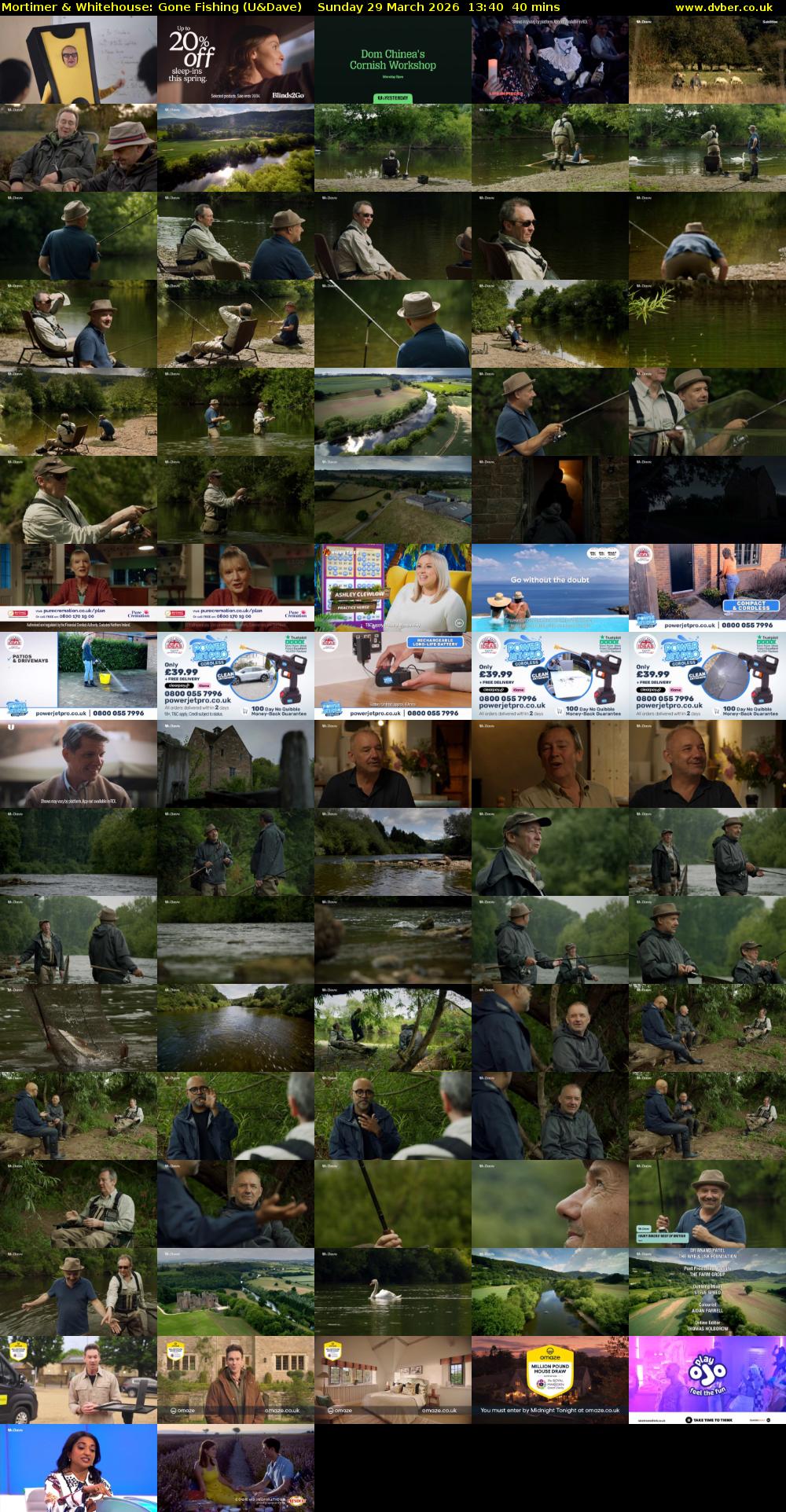 Mortimer & Whitehouse: Gone Fishing (U&Dave) Sunday 29 March 2026 13:40 - 14:20