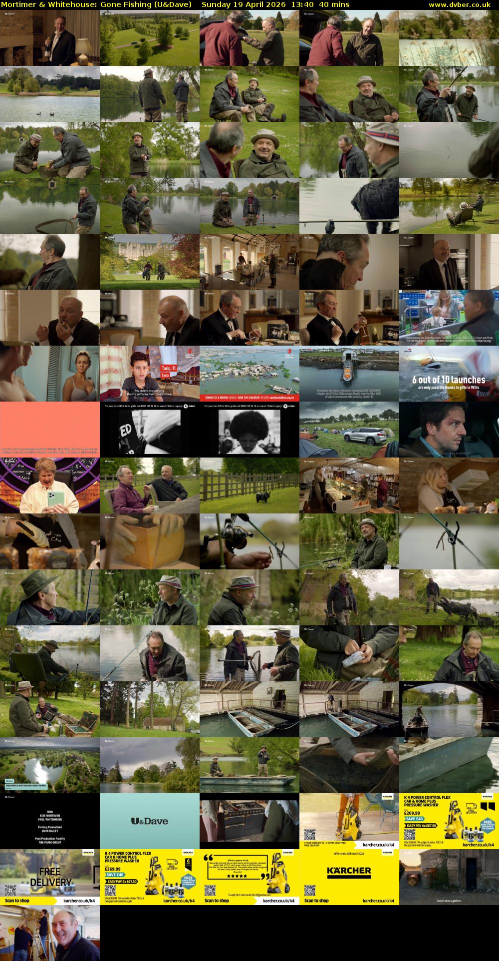 Mortimer & Whitehouse: Gone Fishing (U&Dave) Sunday 19 April 2026 13:40 - 14:20
