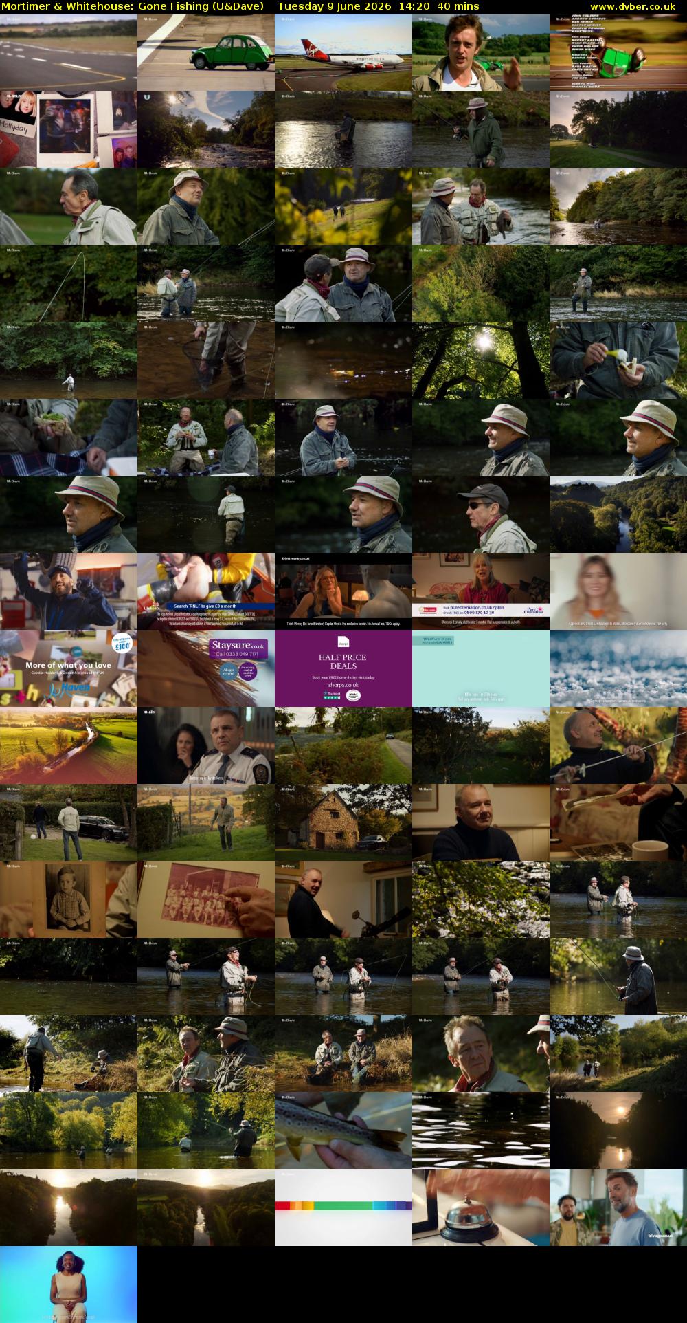 Mortimer & Whitehouse: Gone Fishing (U&Dave) Tuesday 9 June 2026 14:20 - 15:00