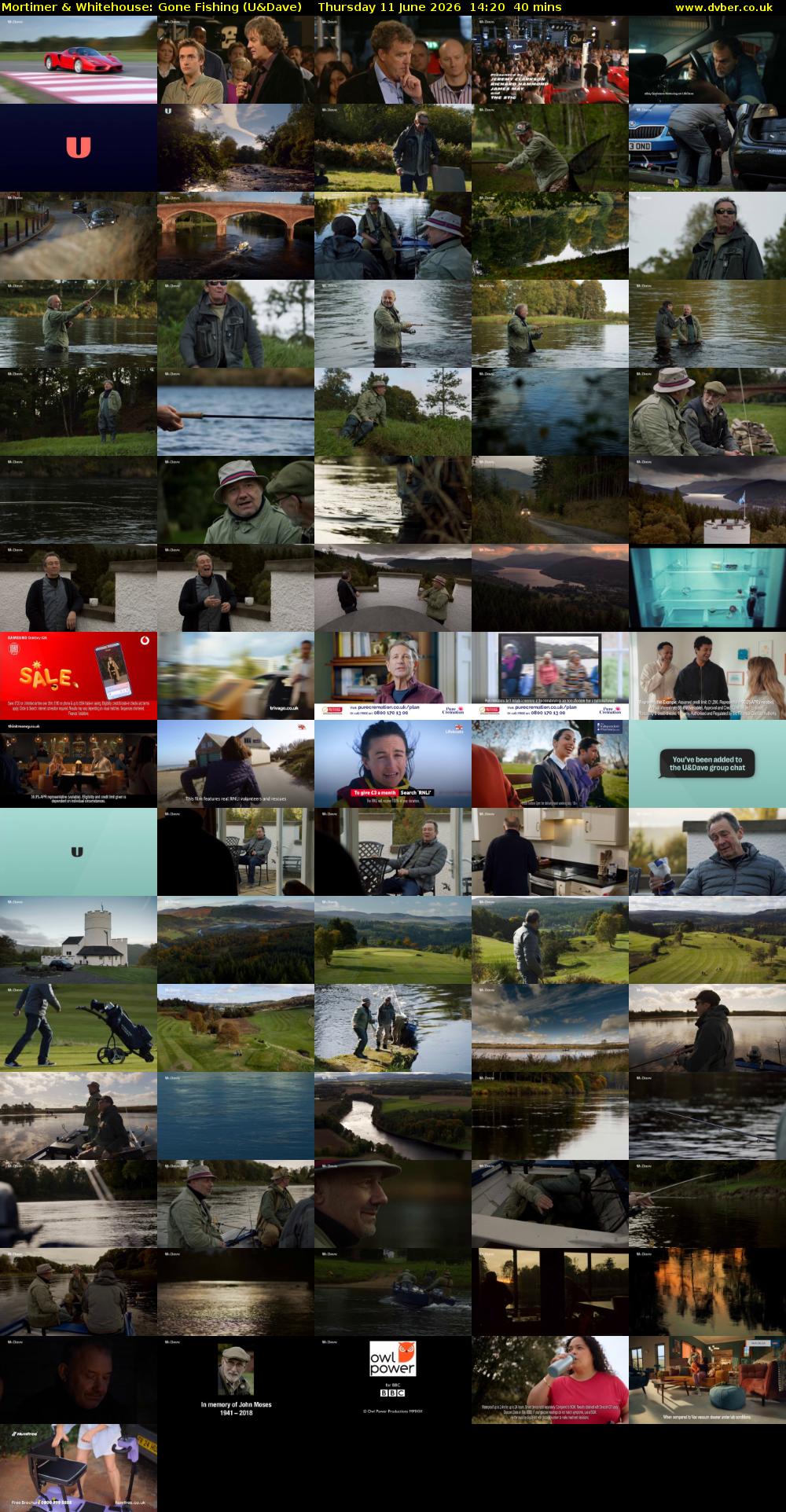 Mortimer & Whitehouse: Gone Fishing (U&Dave) Thursday 11 June 2026 14:20 - 15:00