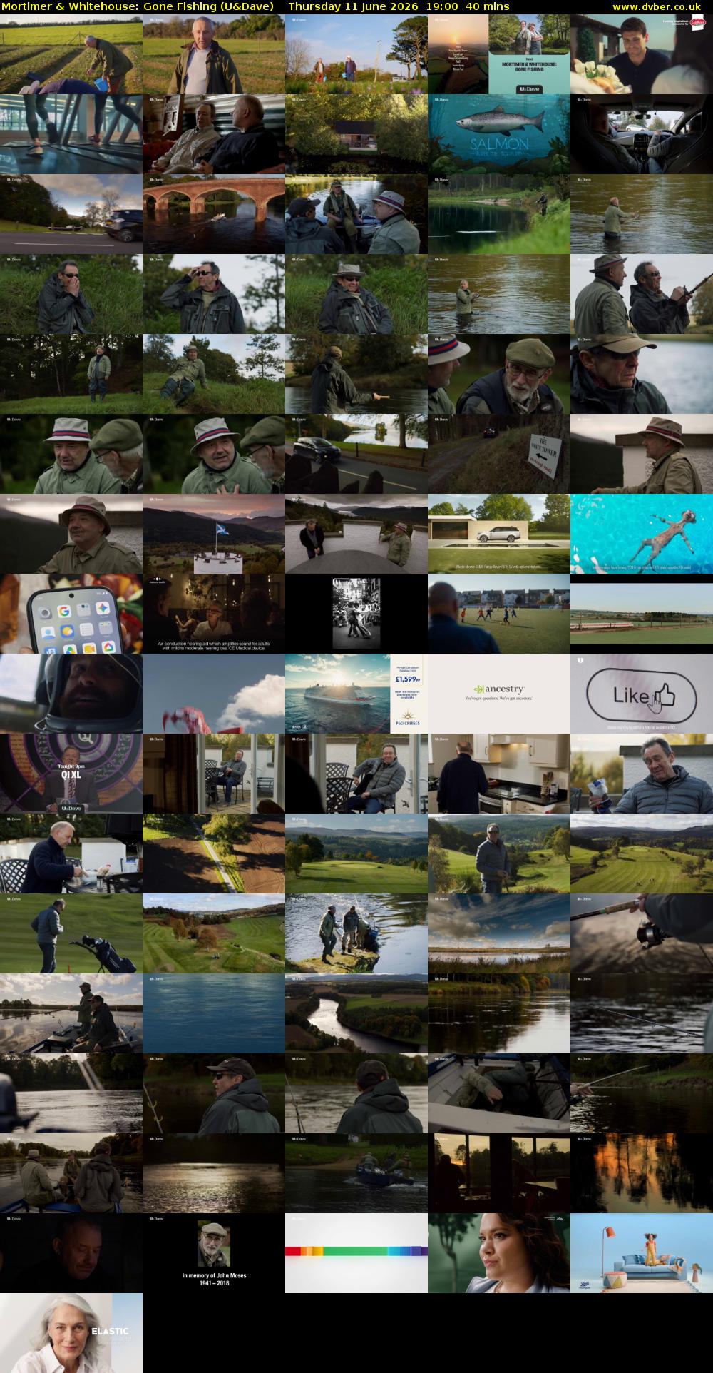 Mortimer & Whitehouse: Gone Fishing (U&Dave) Thursday 11 June 2026 19:00 - 19:40