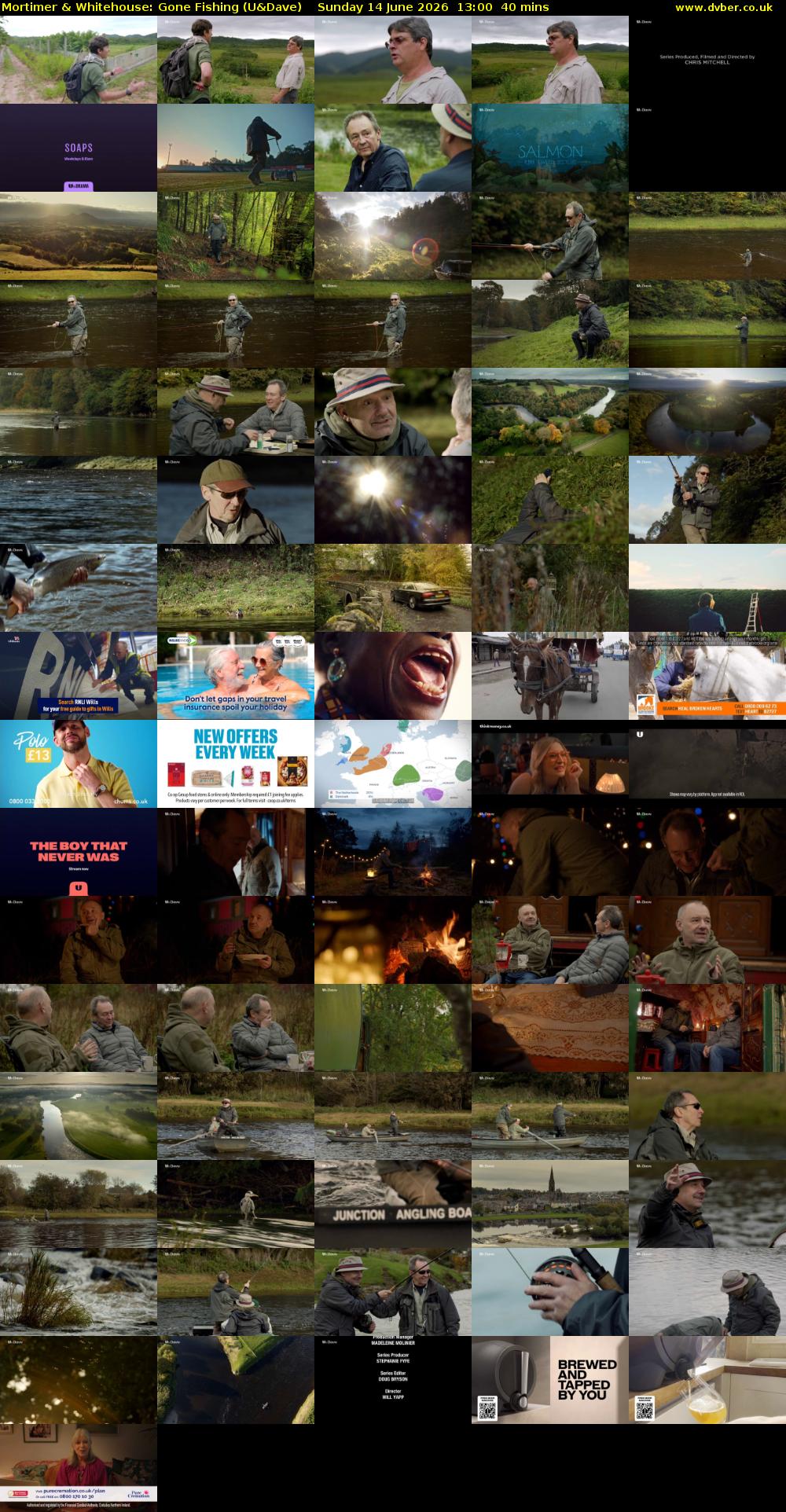 Mortimer & Whitehouse: Gone Fishing (U&Dave) Sunday 14 June 2026 13:00 - 13:40