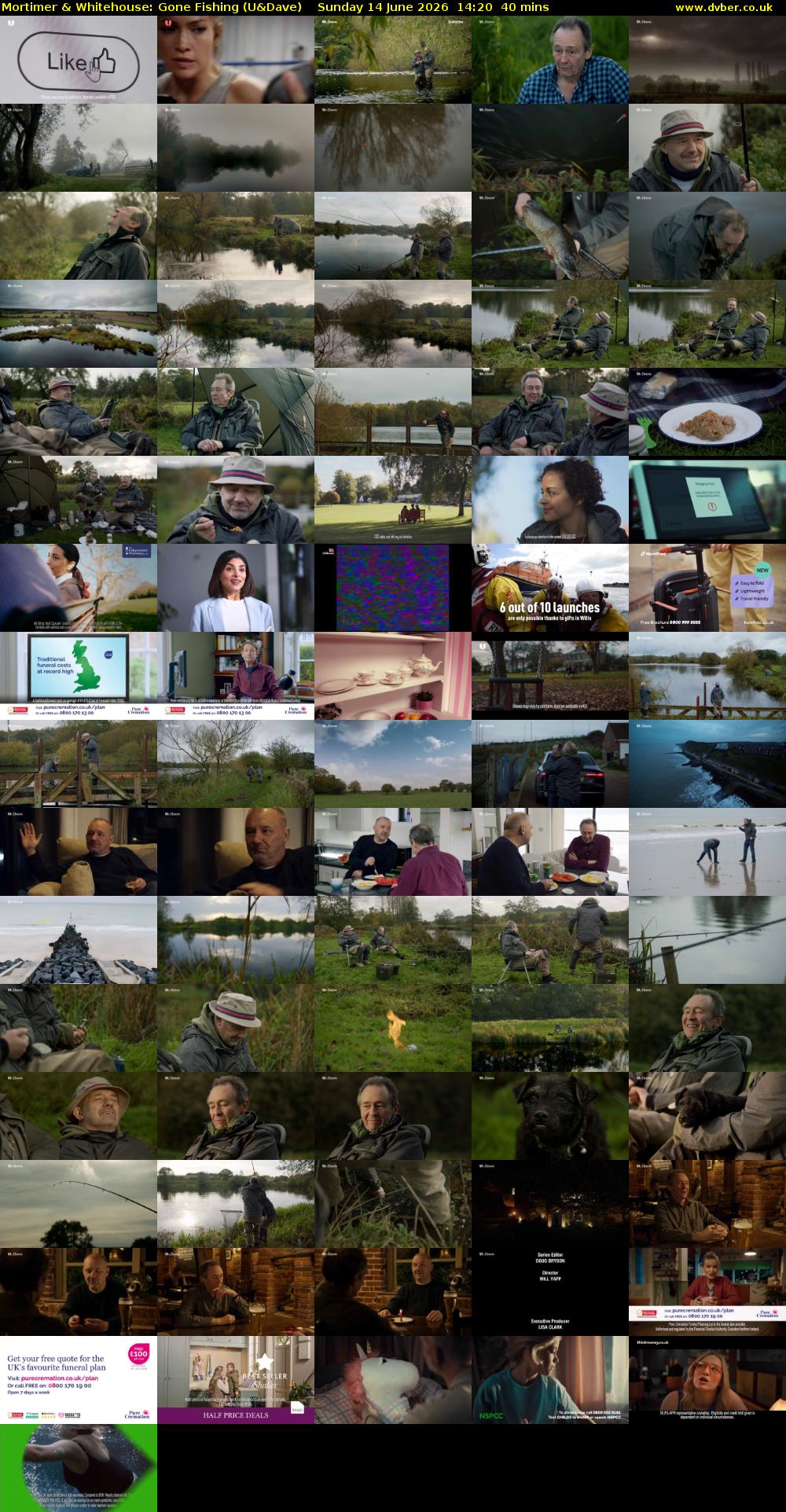 Mortimer & Whitehouse: Gone Fishing (U&Dave) Sunday 14 June 2026 14:20 - 15:00