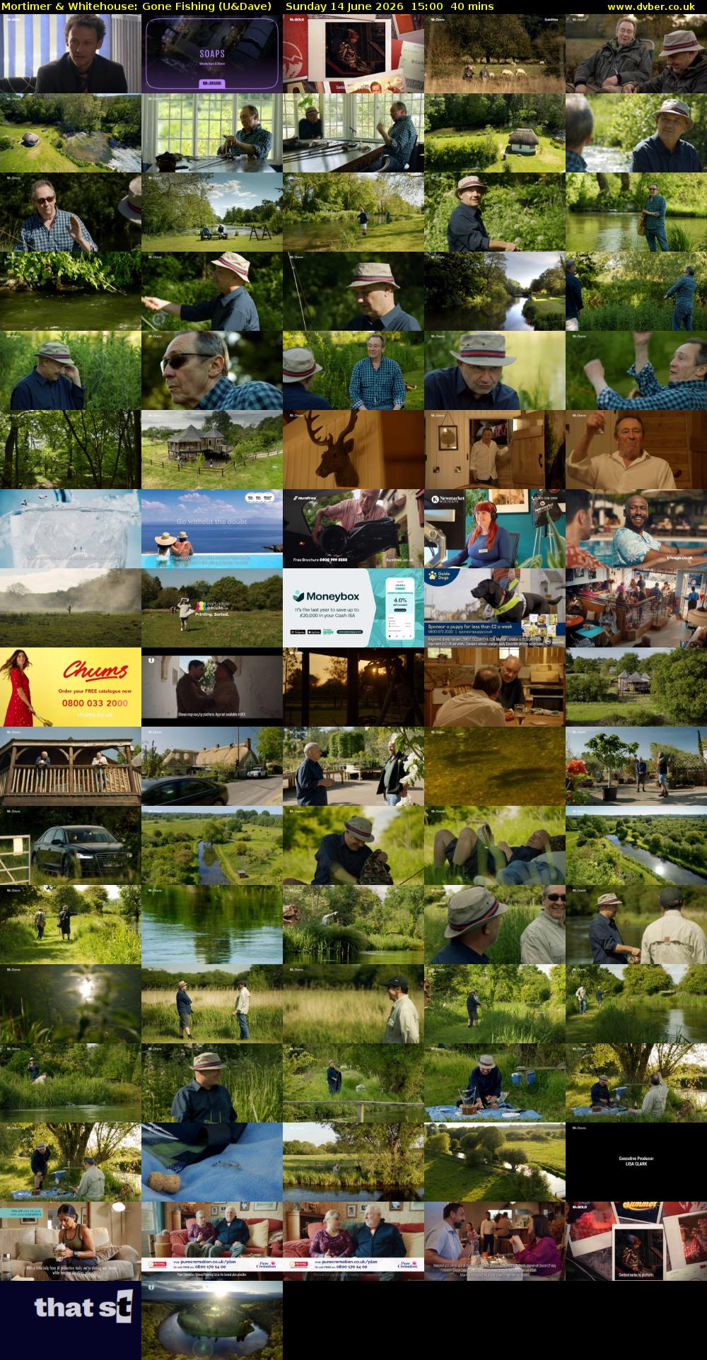 Mortimer & Whitehouse: Gone Fishing (U&Dave) Sunday 14 June 2026 15:00 - 15:40