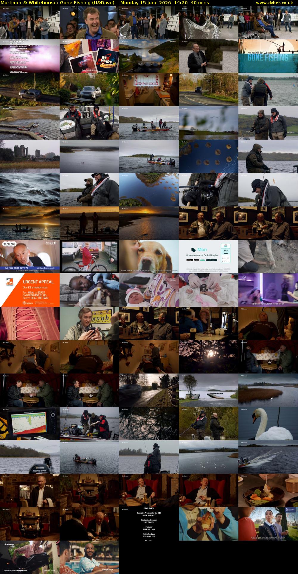 Mortimer & Whitehouse: Gone Fishing (U&Dave) Monday 15 June 2026 14:20 - 15:00
