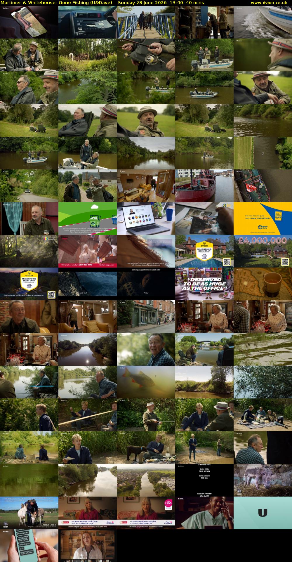Mortimer & Whitehouse: Gone Fishing (U&Dave) Sunday 28 June 2026 13:40 - 14:20