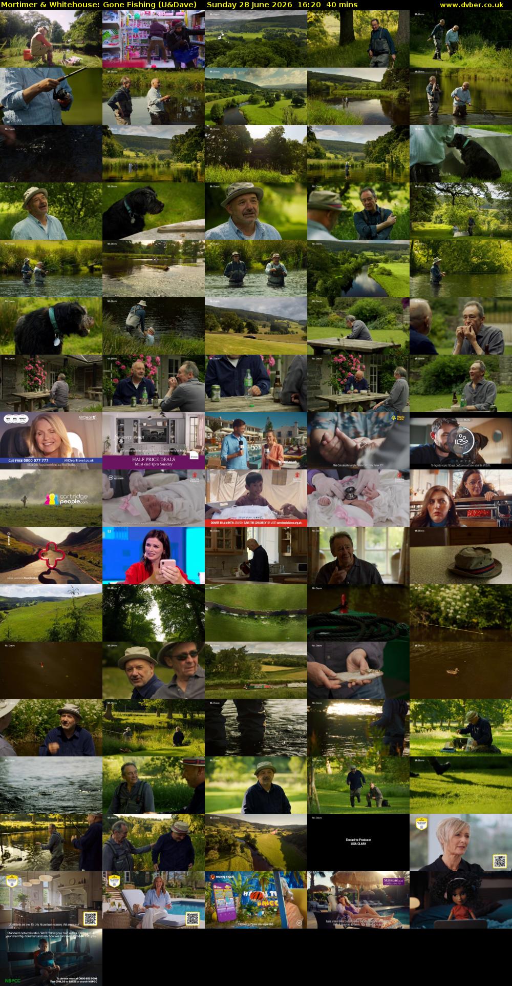 Mortimer & Whitehouse: Gone Fishing (U&Dave) Sunday 28 June 2026 16:20 - 17:00