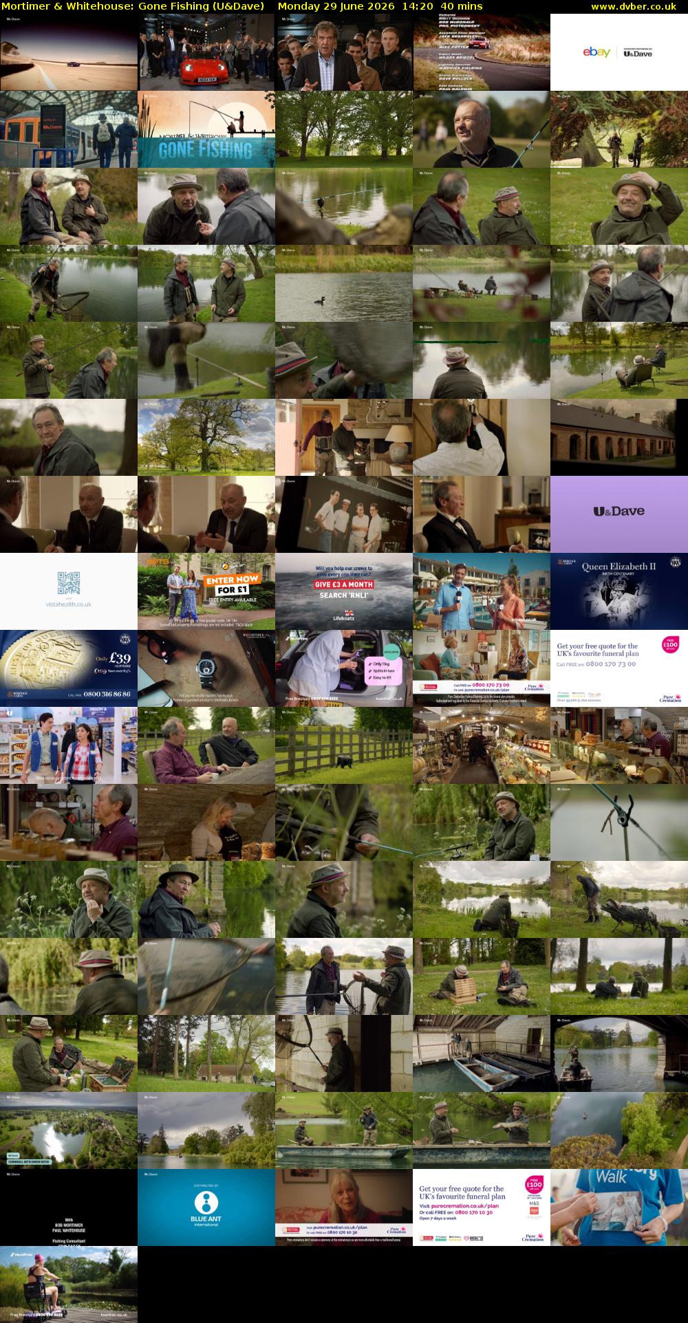 Mortimer & Whitehouse: Gone Fishing (U&Dave) Monday 29 June 2026 14:20 - 15:00