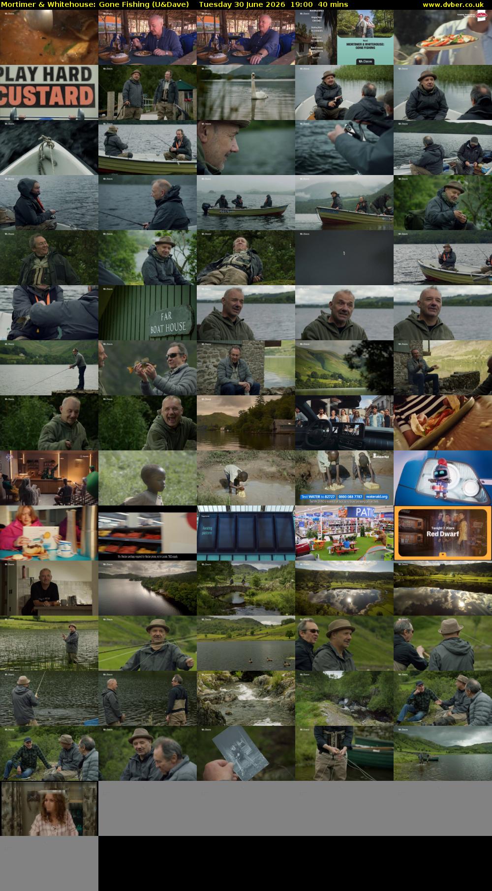 Mortimer & Whitehouse: Gone Fishing (U&Dave) Tuesday 30 June 2026 19:00 - 19:40