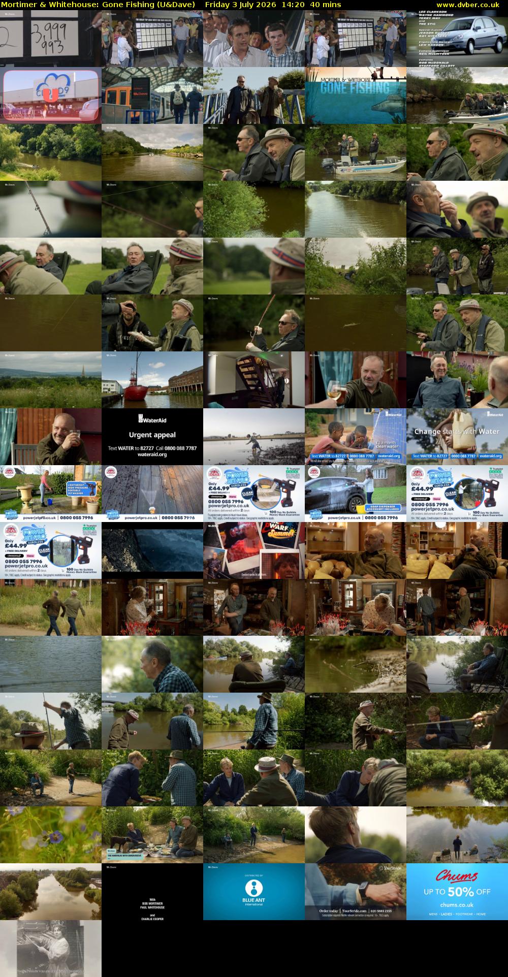 Mortimer & Whitehouse: Gone Fishing (U&Dave) Friday 3 July 2026 14:20 - 15:00