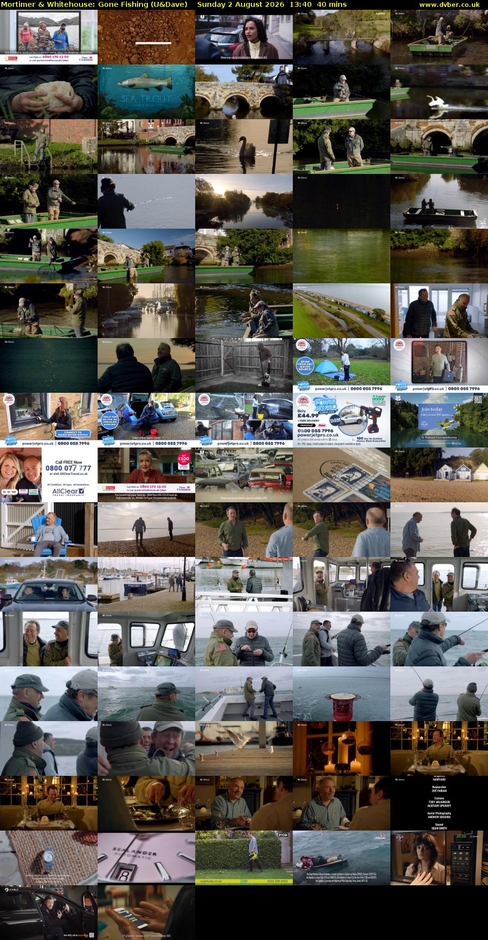 Mortimer & Whitehouse: Gone Fishing (U&Dave) Sunday 2 August 2026 13:40 - 14:20