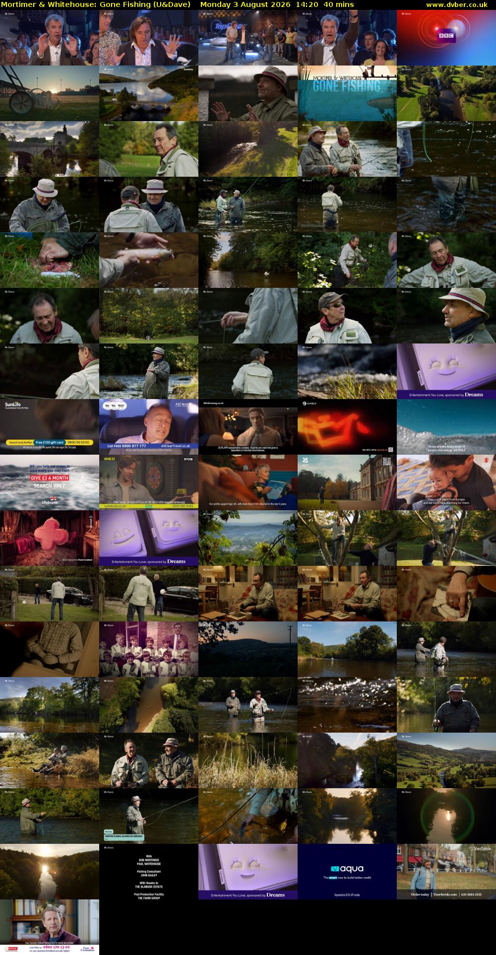 Mortimer & Whitehouse: Gone Fishing (U&Dave) Monday 3 August 2026 14:20 - 15:00