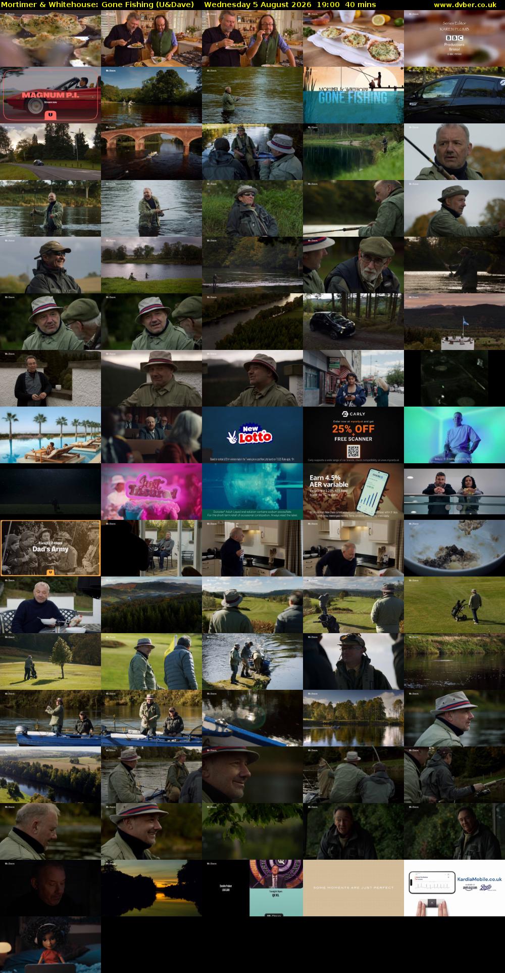 Mortimer & Whitehouse: Gone Fishing (U&Dave) Wednesday 5 August 2026 19:00 - 19:40