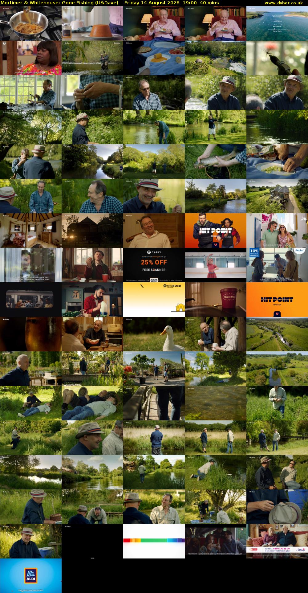 Mortimer & Whitehouse: Gone Fishing (U&Dave) Friday 14 August 2026 19:00 - 19:40
