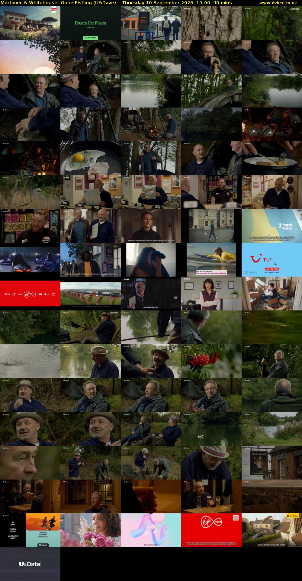 Mortimer & Whitehouse: Gone Fishing (U&Dave) Thursday 10 September 2026 19:00 - 19:40