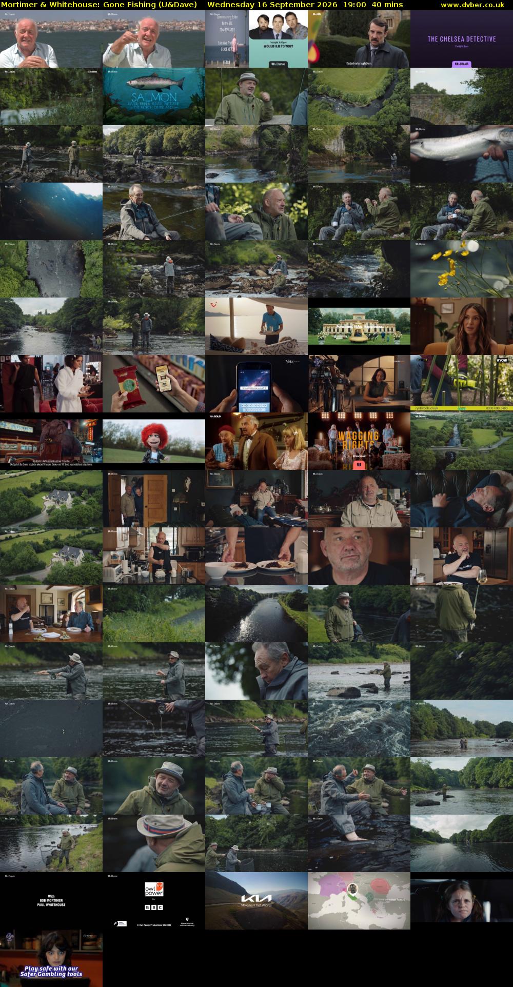 Mortimer & Whitehouse: Gone Fishing (U&Dave) Wednesday 16 September 2026 19:00 - 19:40