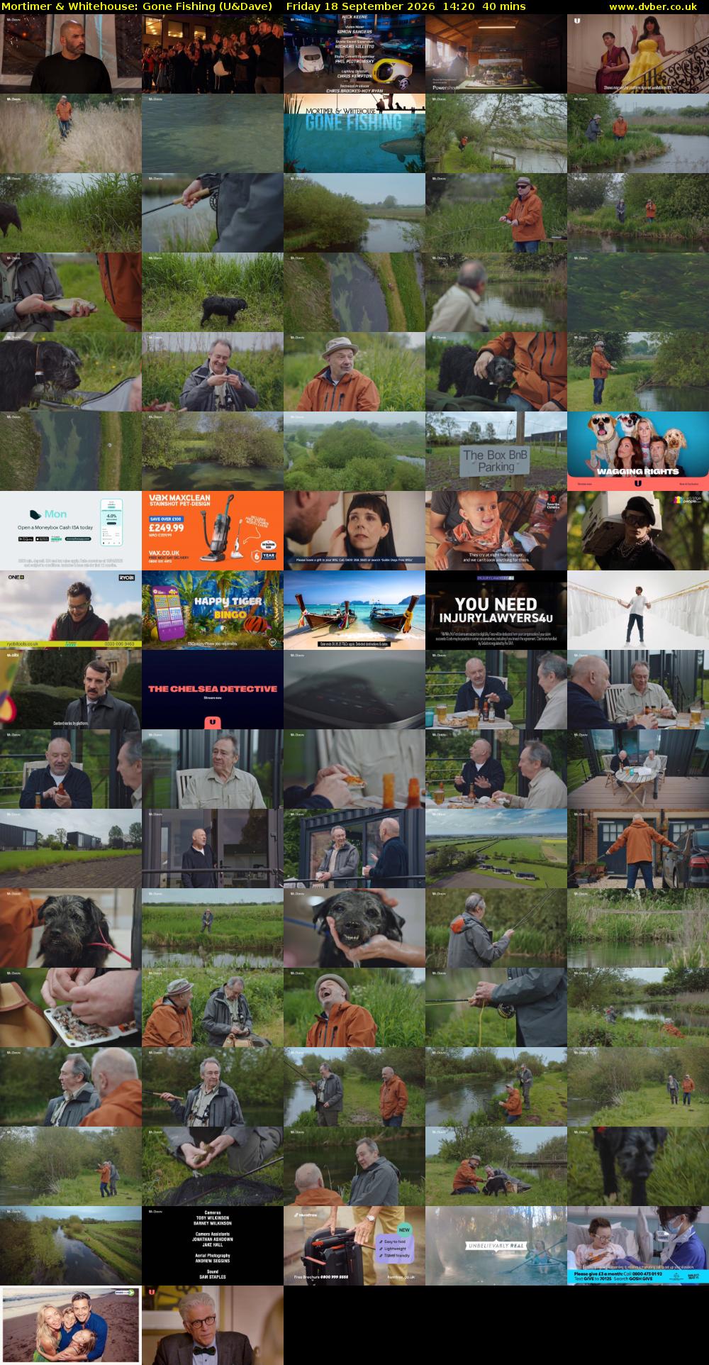 Mortimer & Whitehouse: Gone Fishing (U&Dave) Friday 18 September 2026 14:20 - 15:00