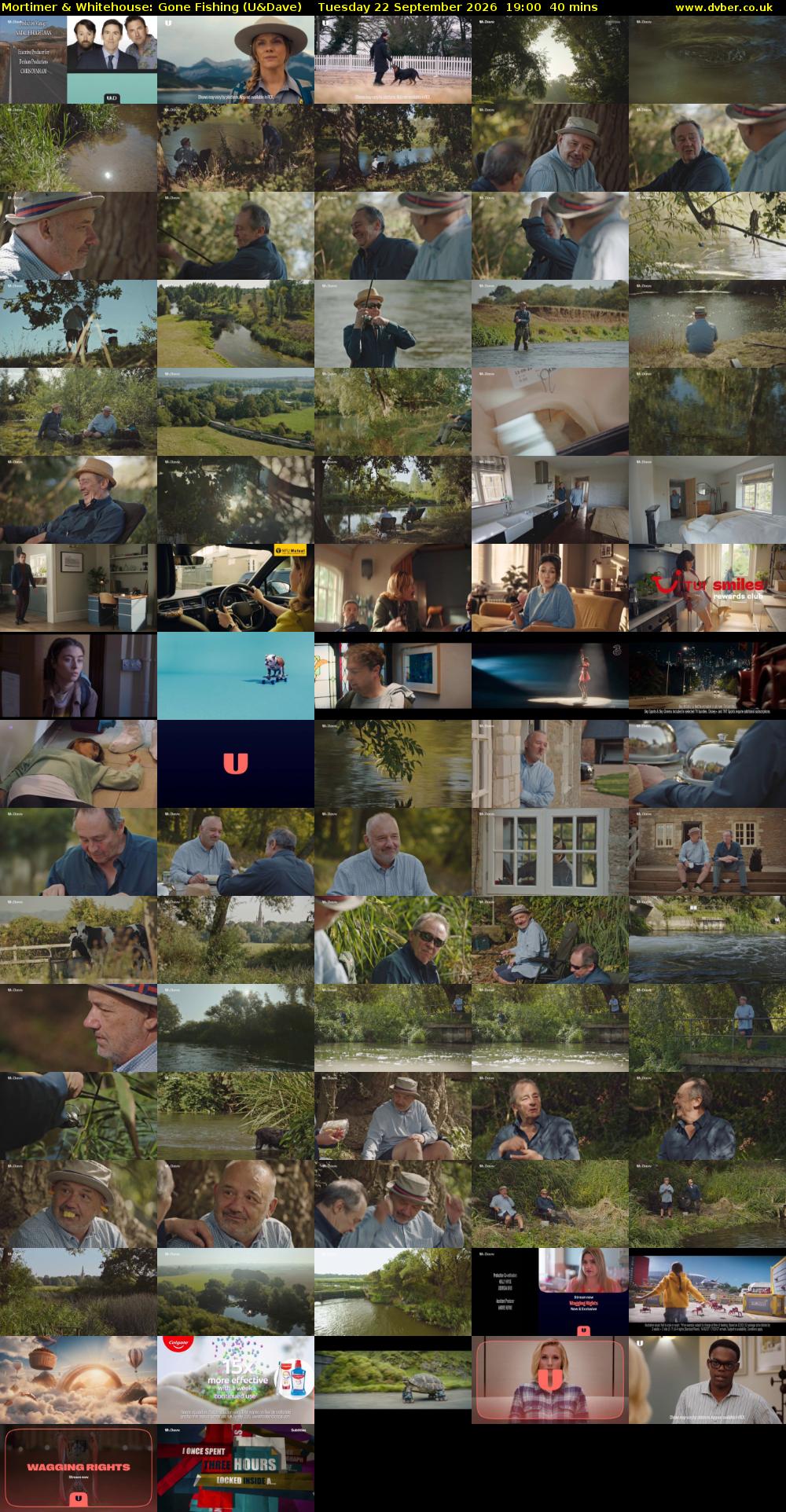 Mortimer & Whitehouse: Gone Fishing (U&Dave) Tuesday 22 September 2026 19:00 - 19:40