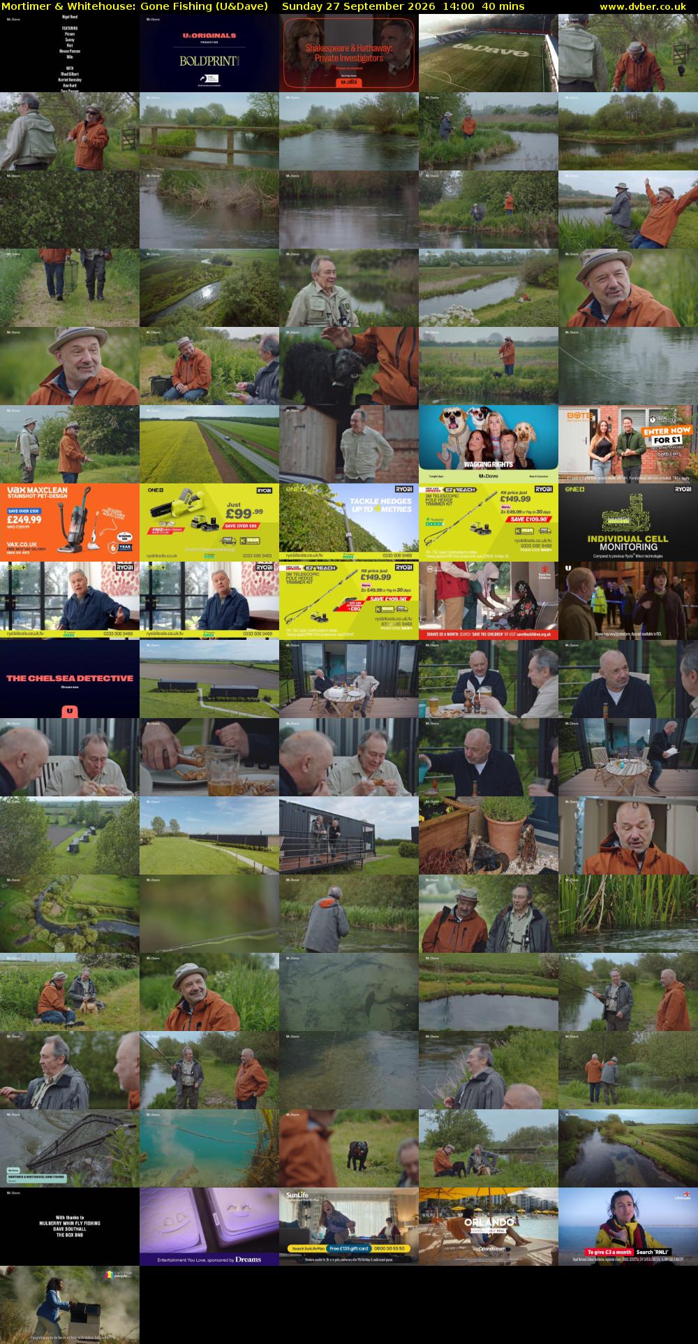 Mortimer & Whitehouse: Gone Fishing (U&Dave) Sunday 27 September 2026 14:00 - 14:40