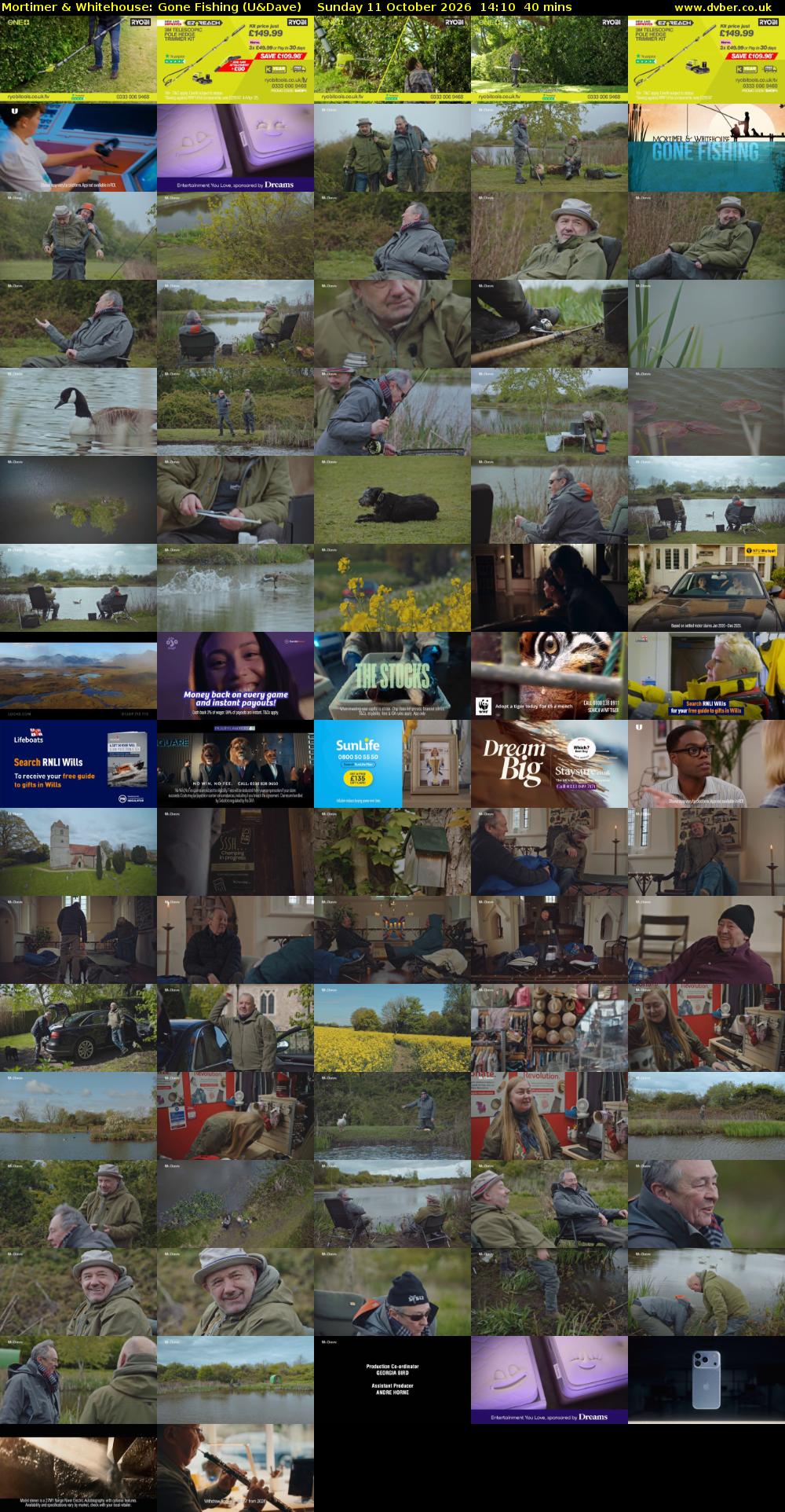 Mortimer & Whitehouse: Gone Fishing (U&Dave) Sunday 11 October 2026 14:10 - 14:50