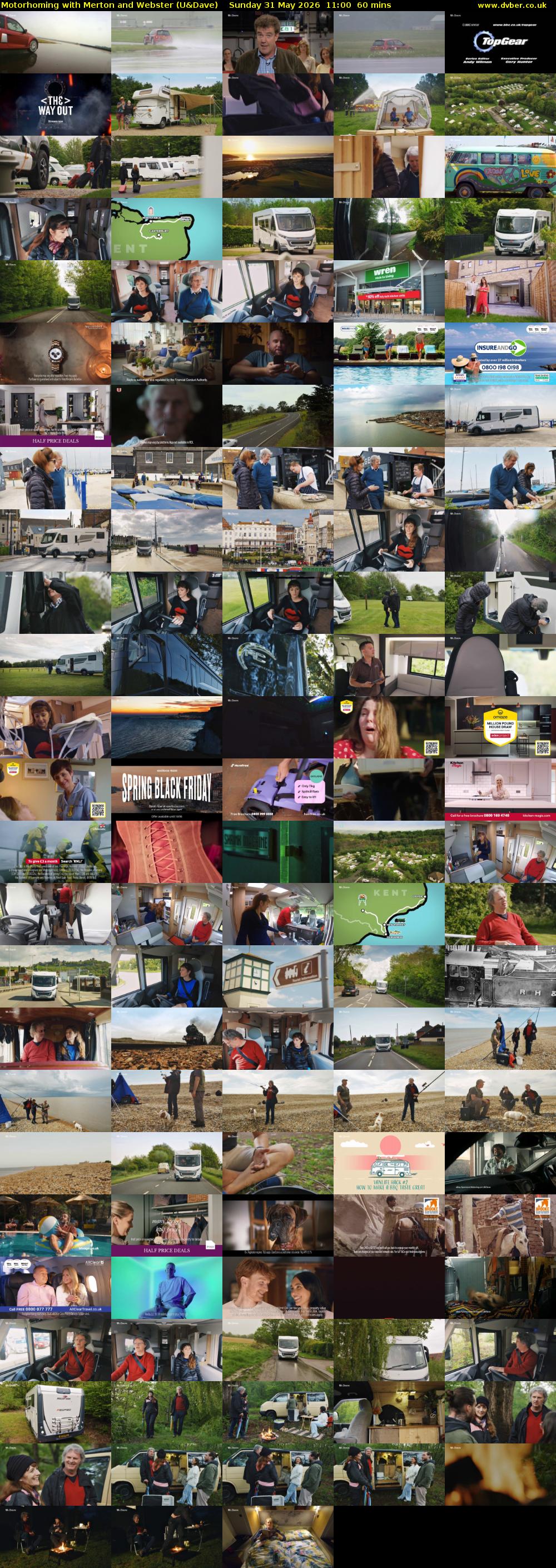 Motorhoming with Merton and Webster (U&Dave) Sunday 31 May 2026 11:00 - 12:00