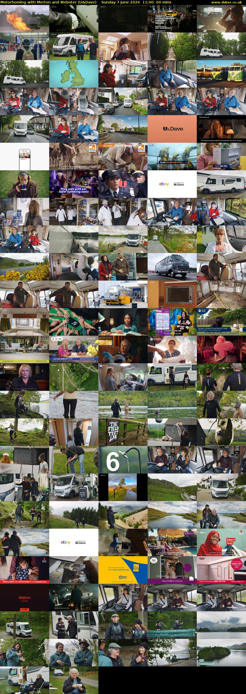 Motorhoming with Merton and Webster (U&Dave) Sunday 7 June 2026 11:00 - 12:00