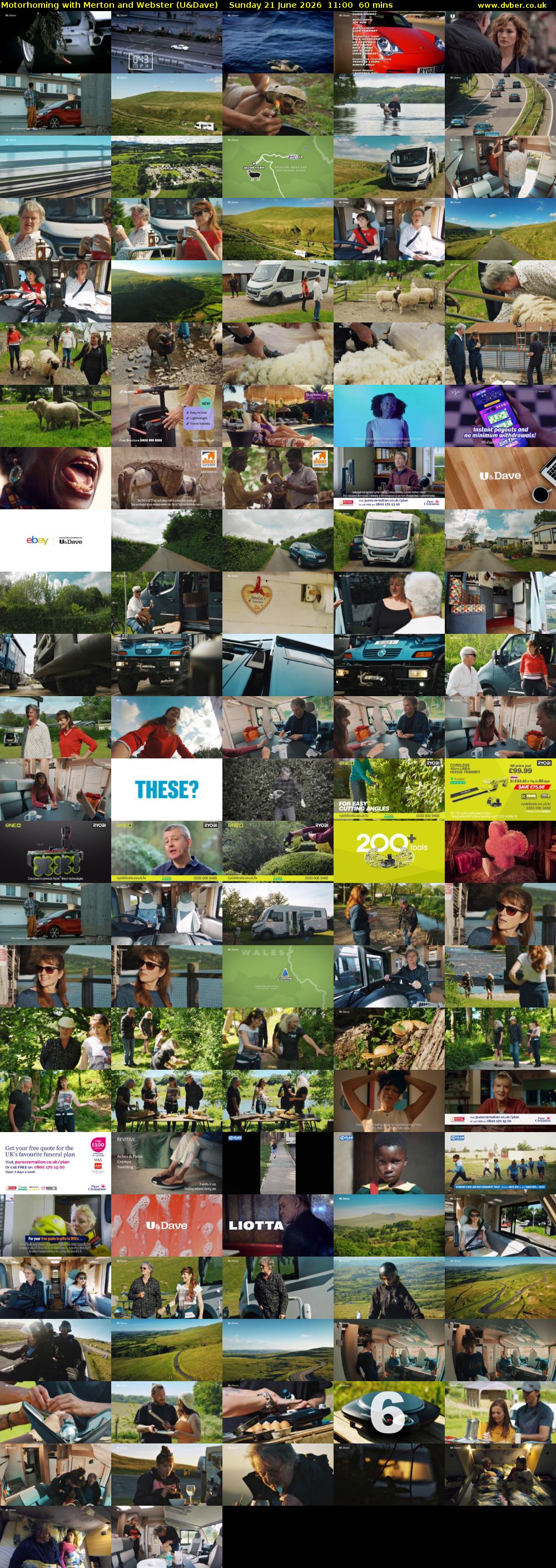 Motorhoming with Merton and Webster (U&Dave) Sunday 21 June 2026 11:00 - 12:00