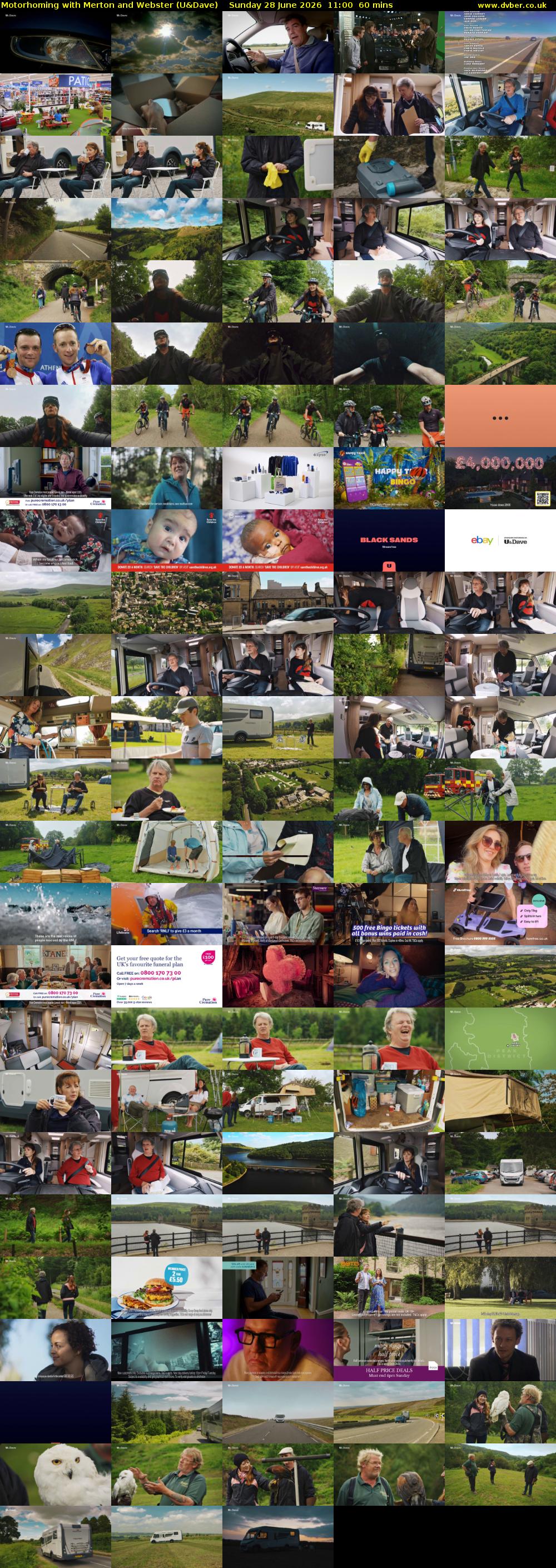 Motorhoming with Merton and Webster (U&Dave) Sunday 28 June 2026 11:00 - 12:00