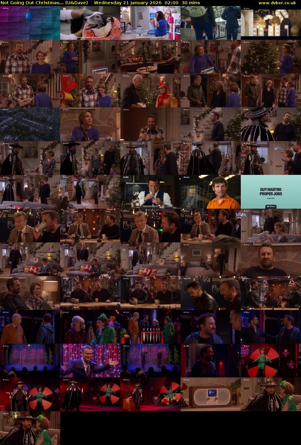 Not Going Out Christmas... (U&Dave) Wednesday 21 January 2026 02:00 - 02:30