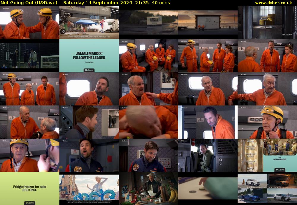 Not Going Out (U&Dave) Saturday 14 September 2024 21:35 - 22:15