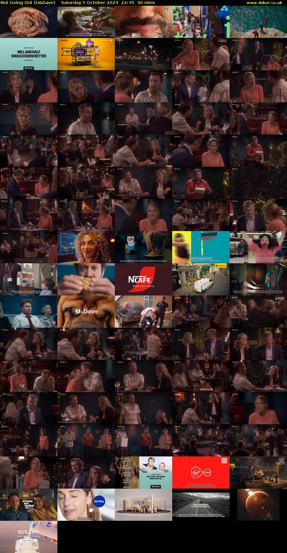 Not Going Out (U&Dave) Saturday 5 October 2024 22:35 - 23:15