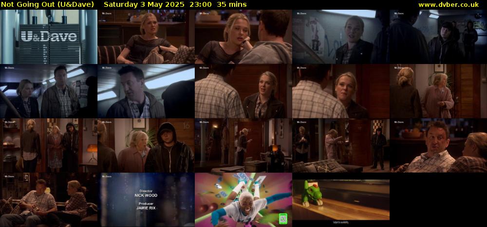 Not Going Out (U&Dave) Saturday 3 May 2025 23:00 - 23:35