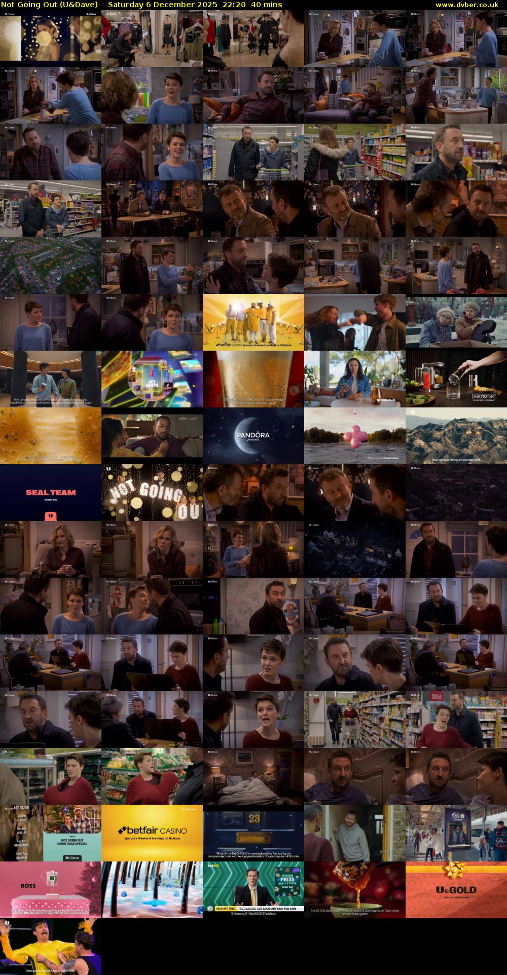 Not Going Out (U&Dave) Saturday 6 December 2025 22:20 - 23:00