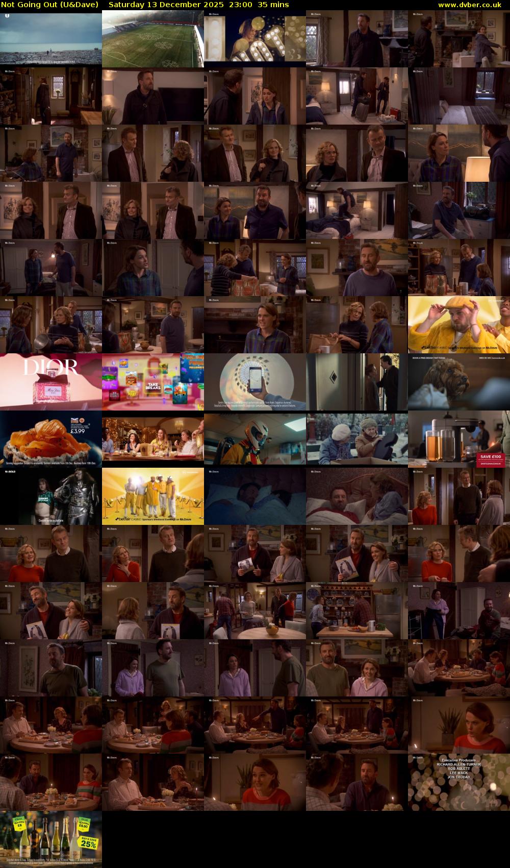 Not Going Out (U&Dave) Saturday 13 December 2025 23:00 - 23:35