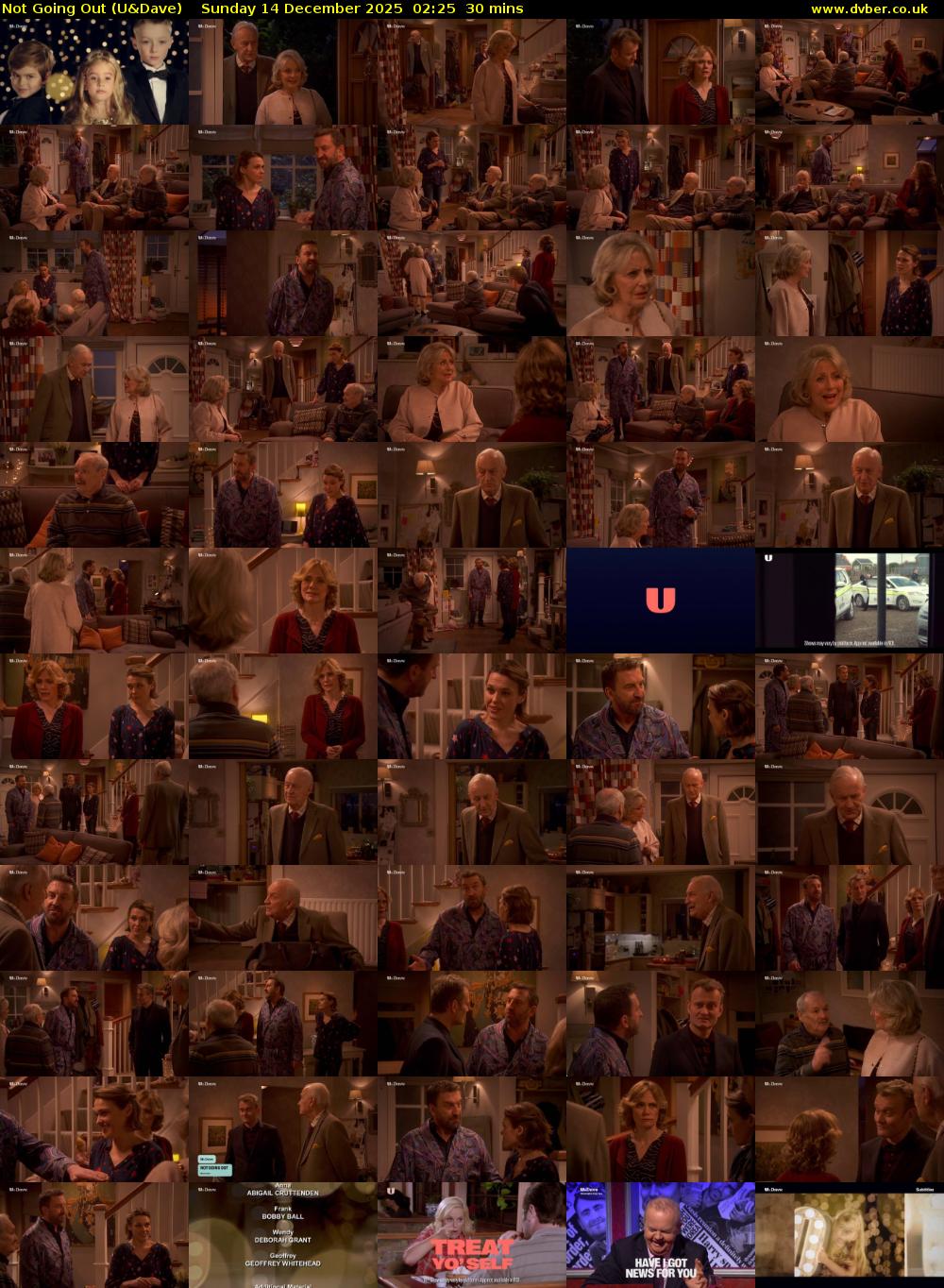 Not Going Out (U&Dave) Sunday 14 December 2025 02:25 - 02:55