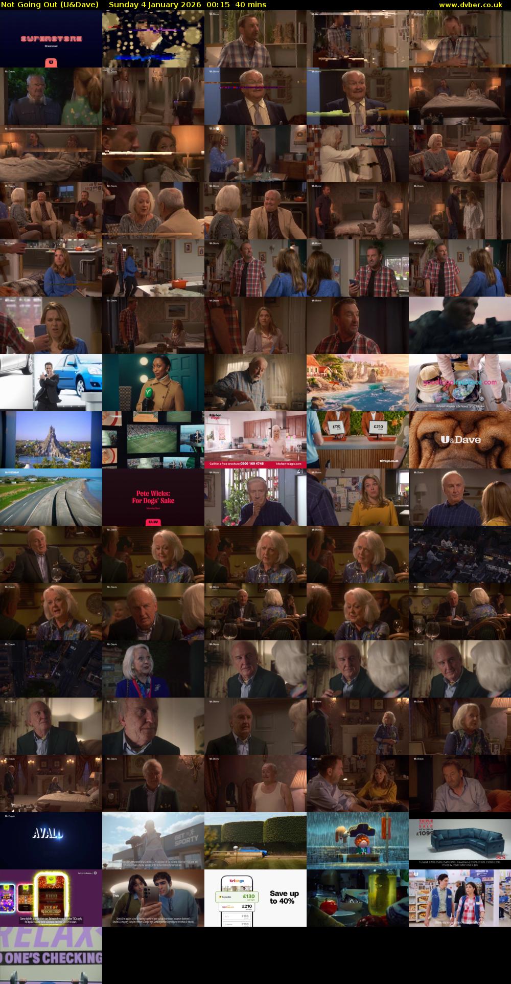 Not Going Out (U&Dave) Sunday 4 January 2026 00:15 - 00:55