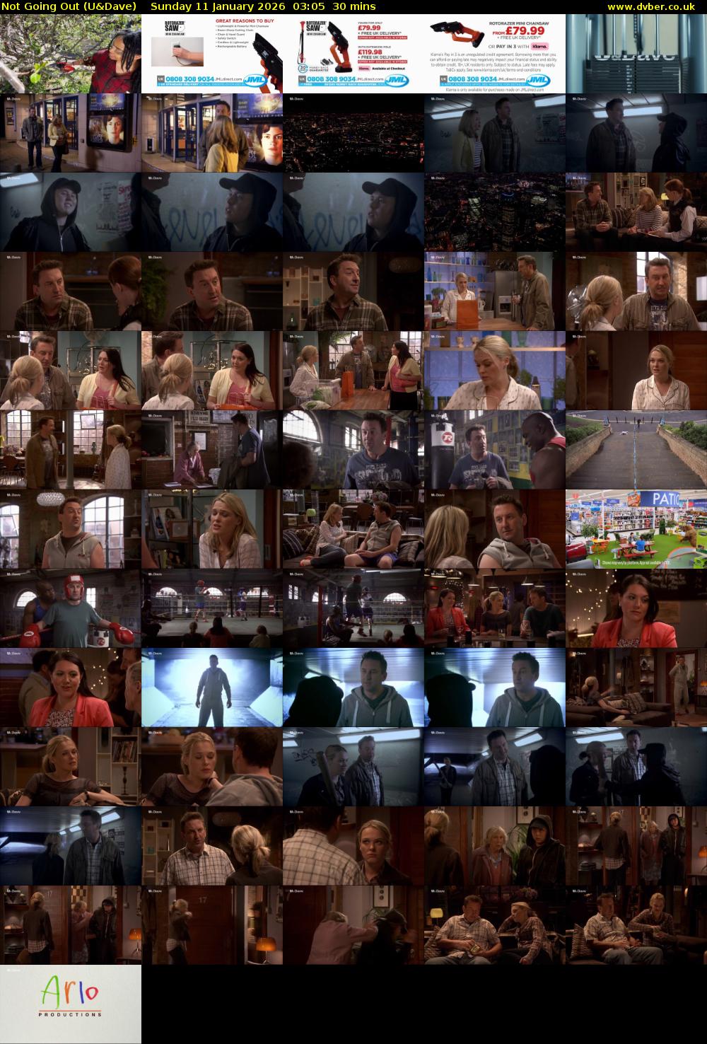 Not Going Out (U&Dave) Sunday 11 January 2026 03:05 - 03:35